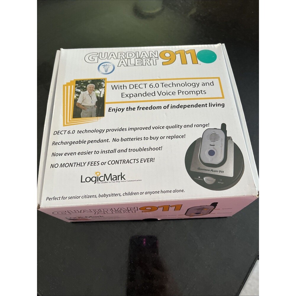 LOGICMARK GUARDIAN ALERT 911 Emergency Alert System Model 30511 NEW Open Box